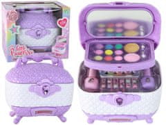 INTEREST Stylový kosmetický kufřík pro princezny - fialový.