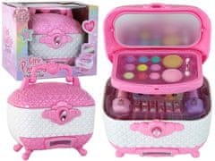 INTEREST Stylový kosmetický kufřík pro princezny - růžový.