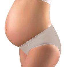 BabyOno Těhotenské kalhotky - béžové, vel. S