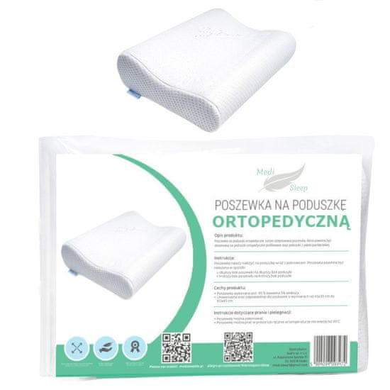 Medi Sleep Profilový povlak na polštář pro náročné Medi Sleep
