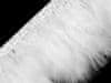 Marabu Prýmek - peří šíře 17 cm - bílá