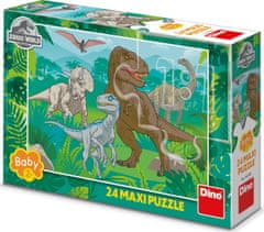 Dino Puzzle Jurský svět MAXI 24 dílků