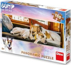 Dino Panoramatické puzzle Gump na gauči 150 dílků