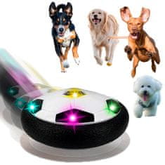 Netscroll Interaktivní hračka pro psy, klouzavý disk se světelnými efekty pro psy, disk ve tvaru míče pro pohyb domácích mazlíčků, GlidingDisk