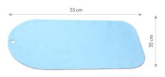 BabyOno Protiskluzová podložka do vany, 55 x 35 cm - světle modrá
