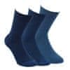 RS RS unisex zdravotní bambusové ponožky bez gumiček 43061 3pack, 35-38