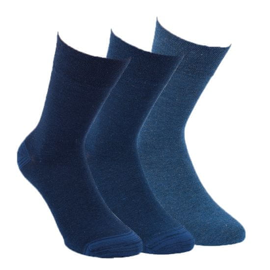 RS RS unisex zdravotní bambusové ponožky bez gumiček 43061 3pack