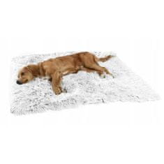 KOMFORTHOME Oboustranná deka Shaggy pro psy 75x100 cm Barva Světle šedá