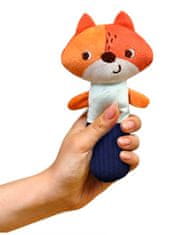 BabyOno Plyšová hračka s pískátkem FOX MONDAY,oranžová