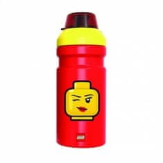 Láhev LEGO ICONIC Girl - žlutá/červená