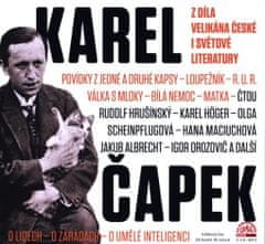 Karel Čapek: Z díla velikána české i světové literatury - 3 CDmp3