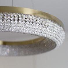 Exkluzivní zlatý lustr Ø 90 cm s krystaly DREAM Gold 23107