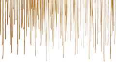 GOLD Avenue lustr zlaté řetězy Ø60cm 11909