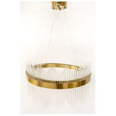 Zlatý lustr s křišťály Ø 40 cm Royal Crystal Gold 11521