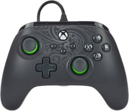 Power A Advantage Wired Controller, Xbox Series X/S, Green Hint (XBGP0190-01)