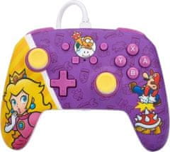 Power A Enhanced Wired Controller, Switch, Princess Peach Battle (NSGP0092-01)