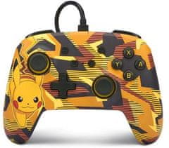 Enhanced Wired Controller, Switch, Camo Storm Pikachu (NSGP0094-01)