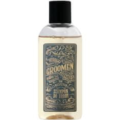 Groomen EARTH Shampoo - šampon pro úpravu vousů, lahvička 150ml, hloubkově hydratuje a vyživuje vousy