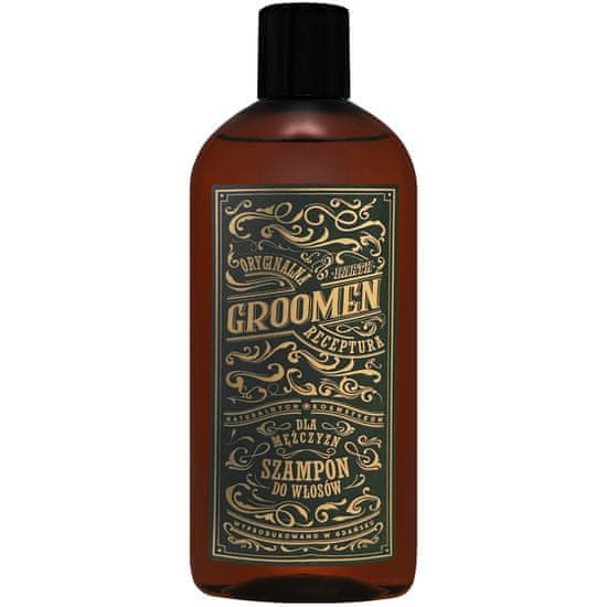 Groomen EARTH Shampoo - šampon na vlasy pro muže, 300 ml, hloubkově čistí vlasy i pokožku hlavy