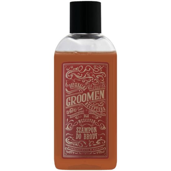 Groomen FIRE Shampoo - šampon pro úpravu vousů, lahvička 150ml, důkladně myje a pečuje o vousy