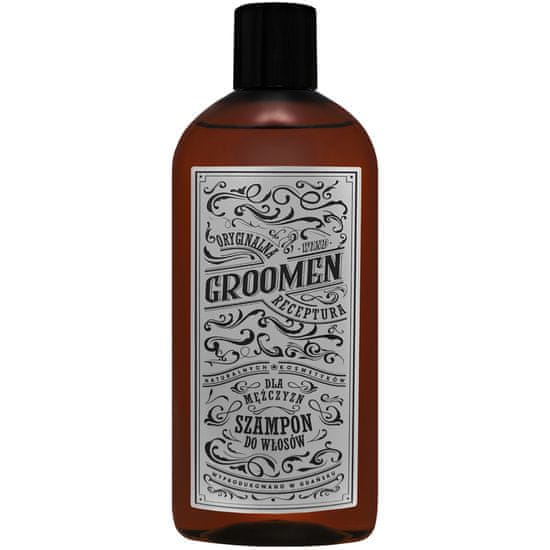 Groomen WIND Shampoo - šampon na vlasy pro muže, 300ml, účinně zbavuje vlasy i pokožku hlavy nečistot