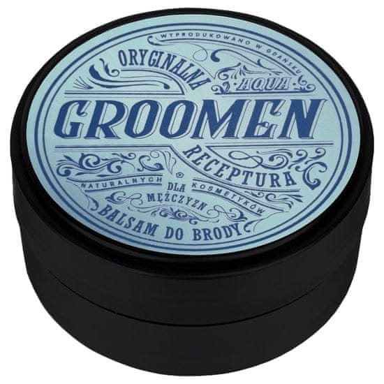 Groomen AQUA Beard Balm - vodní balzám pro péči o vousy, 50g, zajišťuje silnou fixaci vousů