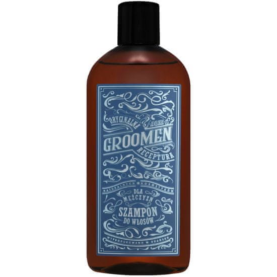 Groomen AQUA Shampoo - šampon na vlasy pro muže, 300 ml, účinně čistí vlasy i pokožku hlavy