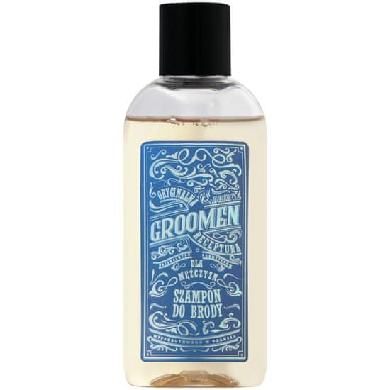 Groomen AQUA Shampoo - šampon pečující o vousy, 150ml lahvička, dokonale hydratuje vousy a pokožku obličeje