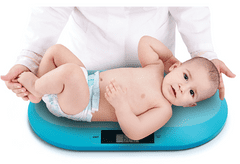BabyOno Novorozenecká elektronická váha s LCD- tyrkysová