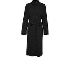 Vero Moda Dámské šaty VMPIXI Regular Fit 10296553 Black (Velikost XS)