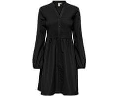 ONLY Dámské šaty ONLASPEN Regular Fit 15305494 Black (Velikost XS)