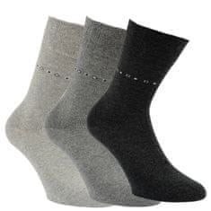 RS RS pánské bavlněné melírované vzorované ponožky 32190 3pack, 39-42