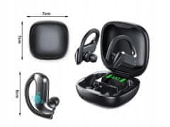 Verk 04127 Bezdrátová sluchátka Bluetooth 5.0 - Powerbanka 400 mAh