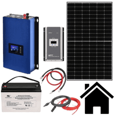 VS ELEKTRO Solární sestava - GridFree II + AKU Kapacita AKU: 4×100Ah, Počet FVP: 6×460 Wp / 2,7 kWp