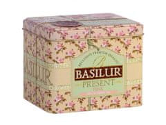 Basilur BASILUR Present Pink - cejlonský zelený čaj, sypaný list, v ozdobné dóze, 100g 1