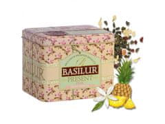 Basilur BASILUR Present Pink - cejlonský zelený čaj, sypaný list, v ozdobné dóze, 100g 1