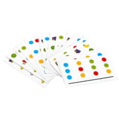 Netscroll Dřevěná skládačka pro rozvoj logického myšlení (36 úkolů), 18 karet, poznávání tvarů a barev, rozvoj motorických dovedností, CombinationGame