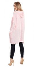 Be MaaMaa Těhotenský kardigan s kapucí, sv. růžový