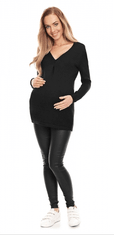 Be MaaMaa Těhotenský svetřík - černý