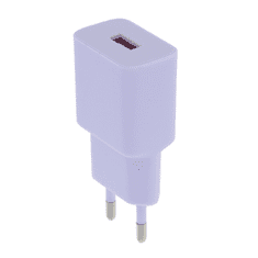 setty. nástěnná nabíječka 1x USB-A 2,4A LSIM-A-129 Lilac fialová (GSM165726)