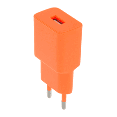 setty. nástěnná nabíječka 1x USB-A 2,4A LSIM-A-1210 Orange oranžová (GSM165729)