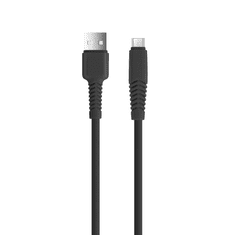 setty. kabel USB-A - microUSB 3 m 2A KSA-M-321 černá (GSM171580)