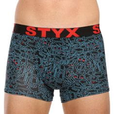 Styx 3PACK pánské boxerky art sportovní guma vícebarevné (3G12672/2) - velikost L