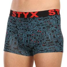 Styx 5PACK pánské boxerky art sportovní guma vícebarevné (5G1269124) - velikost XL
