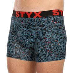 Styx 3PACK pánské boxerky long art sportovní guma vícebarevné (3U12672/2) - velikost XL