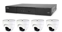 Avtech Kamerový set 1x NVR AVH2109AX a 4x 5MPX IP Dome kamera DGM5406ASE + 4x Kabel UTP 1x RJ45 - 1x RJ45 Cat5e 15m!