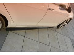 Maxton Design difuzory pod boční prahy pro Volkswagen Golf GTI Mk7, černý lesklý plast ABS