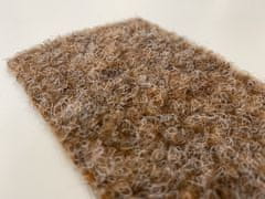 AKCE: 100x400 cm Metrážový koberec Santana béžová s podkladem gel, zátěžový (Rozměr metrážního produktu Bez obšití)