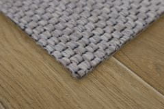 Vopi AKCE: 143x405 cm Metrážový koberec Nature platina - neúčtujeme odřezky z role! (Rozměr metrážního produktu Bez obšití)