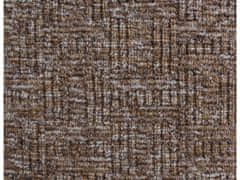 Spoltex AKCE: 100x240 cm Metrážový koberec Optik 15 Hnědý (Rozměr metrážního produktu Bez obšití)